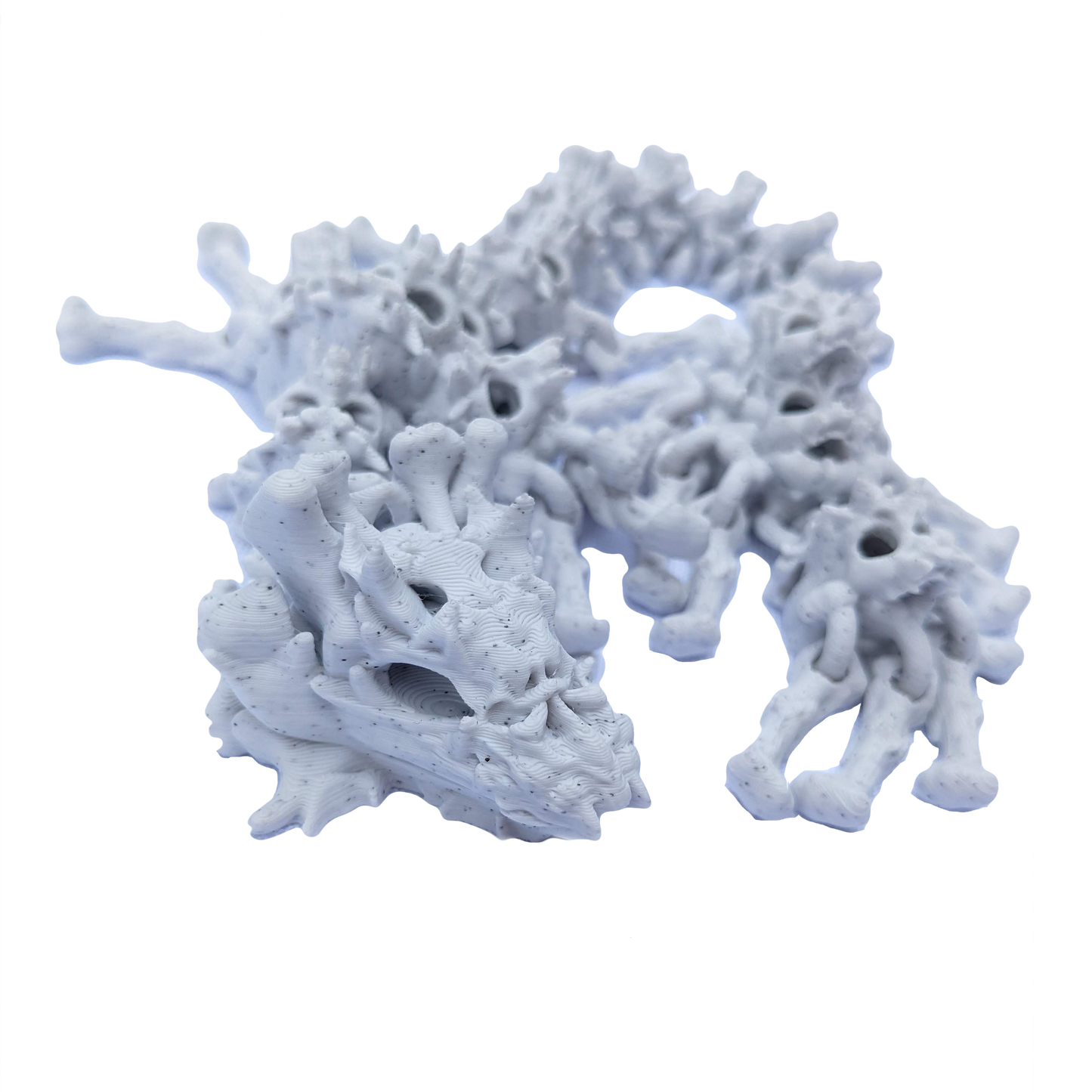 MISS PRINTED-3D Printed Articulated Dragons- ADULT SKELETON DRAGON