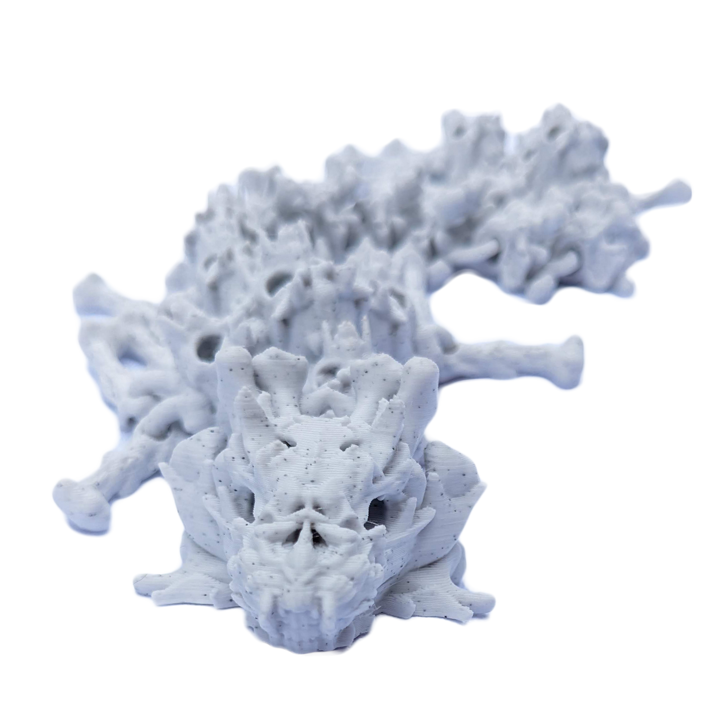 MISS PRINTED-3D Printed Articulated Dragons- ADULT SKELETON DRAGON